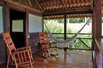 La Anita Rainforest Lodge Terrasse