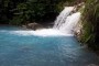 Sensorio Park blauer Wasserfall