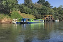 Biologische Station La Selva Bootstouren am Fluss Sarapiqui