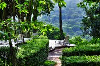 Samasati: Hot Tub Terrasse