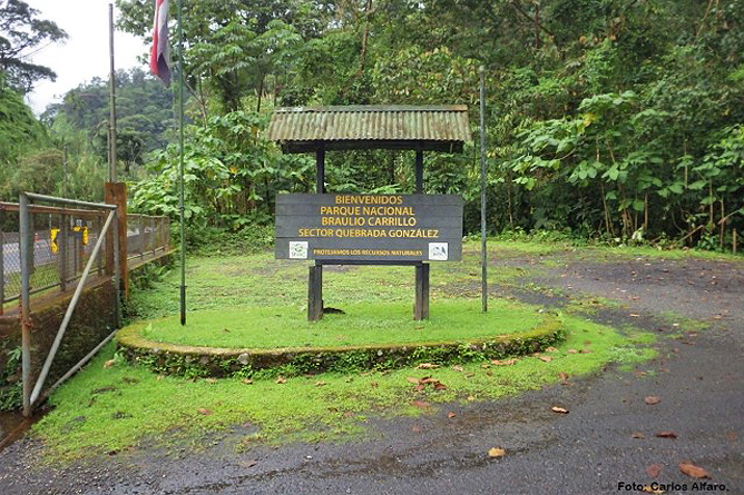 Braulio Carrillo Nationalpark Eingang
