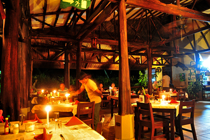 Maquenque Lodge – Restaurant, Abendessen