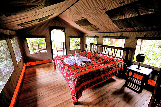 Rio Tico Lodge Safari-Tent-Bungalow Interior